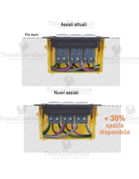 Interruttore 1P 10 AX  250 Va.c. Bticino Axolute