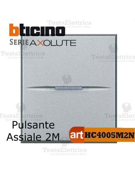 Pulsante 1P NO 10 A 250 Vac Bticino Axolute