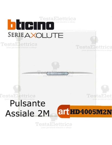 Pulsante 1P NO 10 A 250 Vac Bticino Axolute