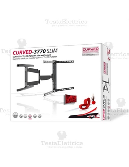 Staffa per TV  curve 37- 80 Pollici CURVED-3780 SLIM  JollyLine