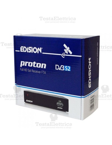 Decoder Satellitare DVB - S2  FTA Proton  HD Edision