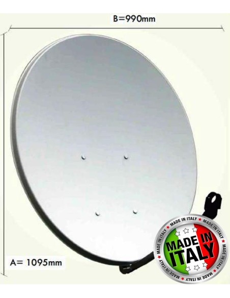 parabola 100 cm EXPORT  CBvicky completa di zanca