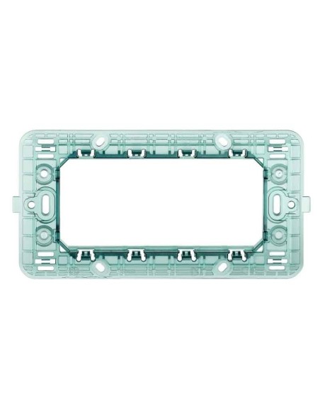 Placca in PVC Legno Scuro compatibile con serie Bticino Matix