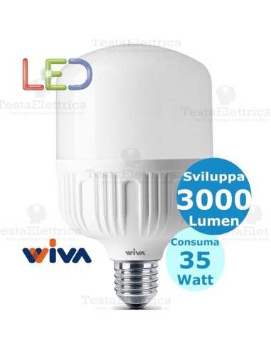 Lampadina a led hi power wiva 12100061 35W 3000lm
