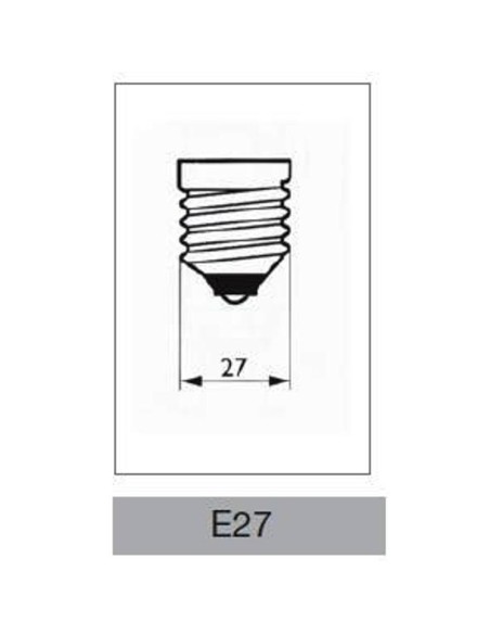 Lampadina a led  con sensore crepuscolare goccia E27 12 Watt Gbc