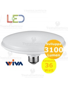 Lampadina led circolina e27 36 watt Wiva 2