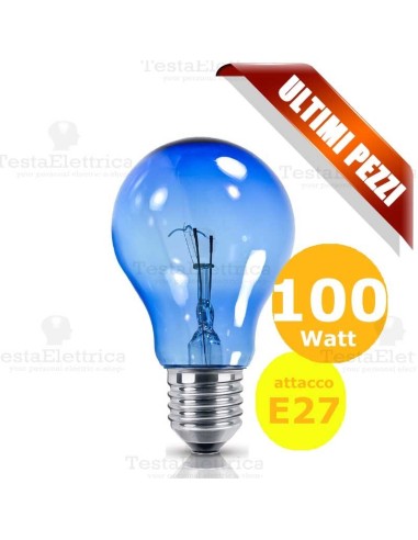 Lampada a incandescenza goccia 100W E27 Leuci