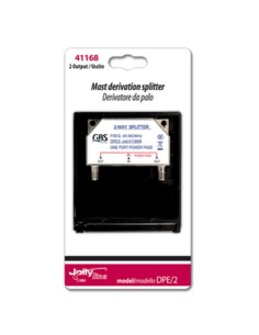Partitore da palo DPE/2 Gbs 2 uscite con attacco F 2