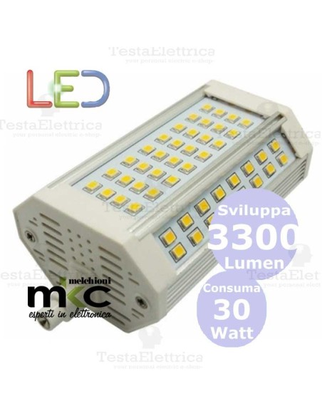 lampadina led attacco r7s dimmerabile potente luminosa sostituisce le alogene