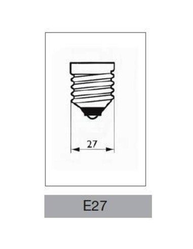 Lampadina trasparente filamento led e27 goccia