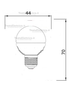 Lampadina filo led trasparente attacco edison 2
