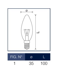 Lampadina filamento led oliva chiara 4 Watt E14 3000k  2