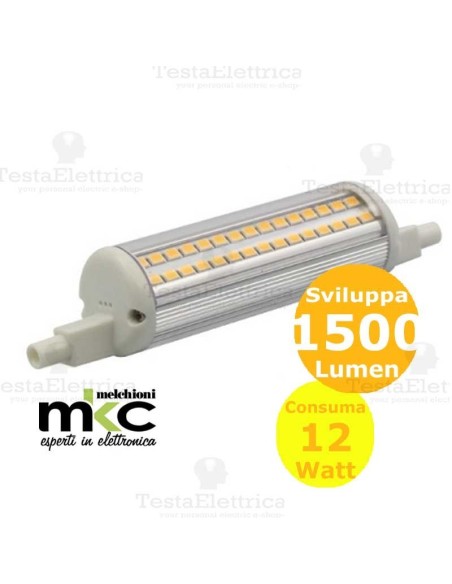 LED r7s dimmerabile 12 cm