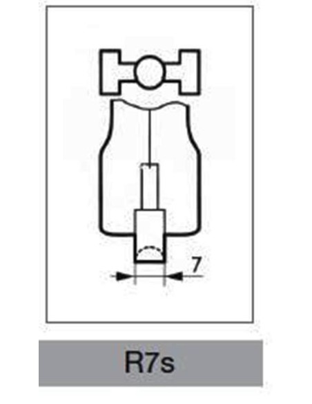 LED r7s dimmerabile 118 mm