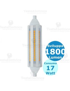 LED r7s dimmerabile 118 mm