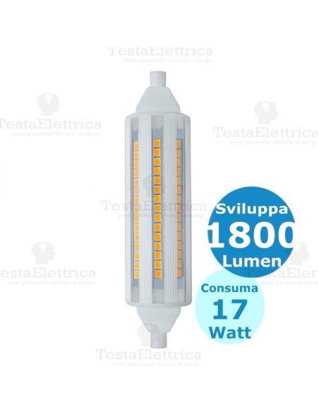 LED r7s dimmerabile 118 mm