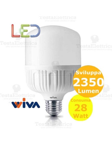 Lampadina a led hi power wiva 12100059 28W