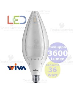 Lampadina a led hi power tulip WIVA
