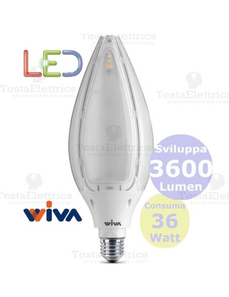 Lampadina a led hi power tulip WIVA