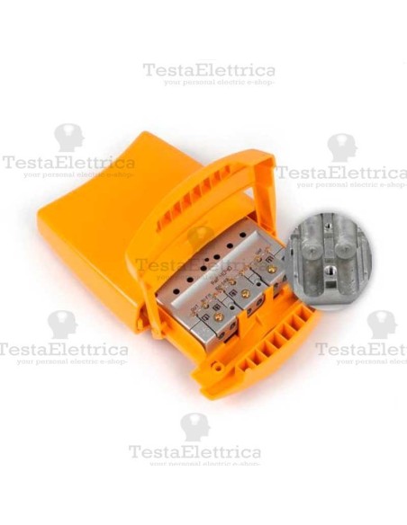 Miscelatore da palo VHF UHF UHF Televes con passaggio di corrente