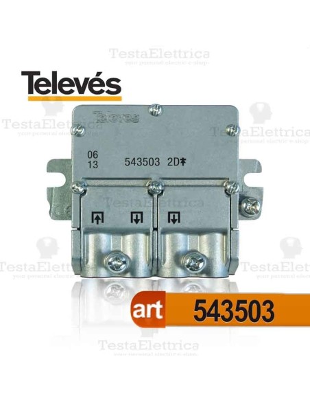 Mini Divisore 5...2400 MHz 2 uscite Televes