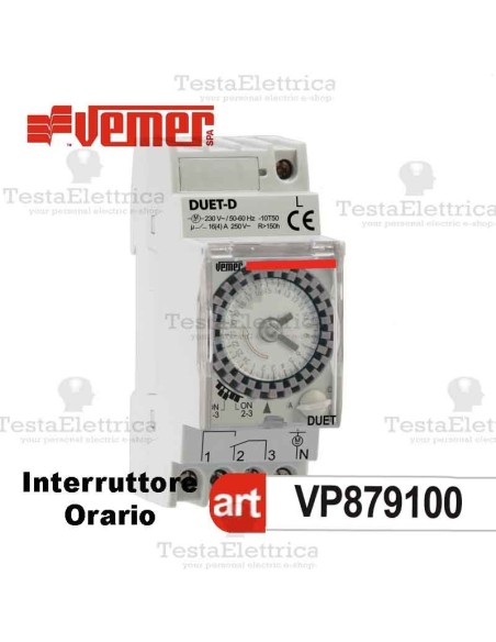 Duet-d Vemer VP879100 - orologio elettromeccanico