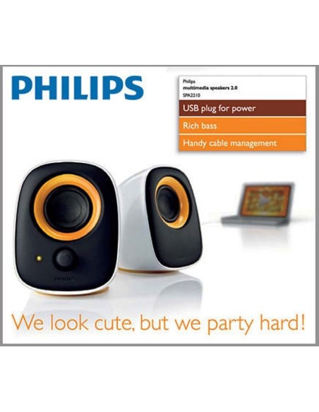 Altoparlanti multimediali 2.0 Philips