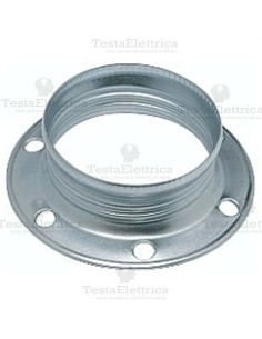 Ghiera ottone per portalampada E27 filettato 