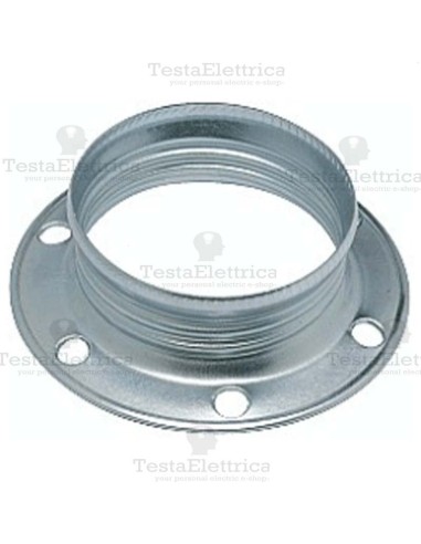 Ghiera ottone per portalampada E27 filettato 