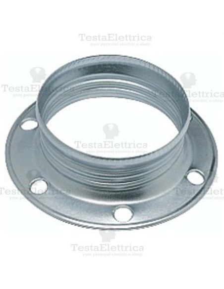 Ghiera ottone per portalampada E27 filettato 