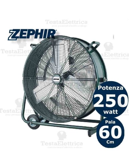 Ventilatore industriale con ruote ZDF60CM Zephir