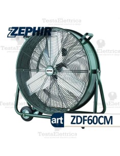 Ventilatore industriale con ruote ZDF60CM Zephir 2
