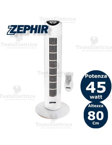 Ventilatore Torretta con telecomando PH82TS Zephir