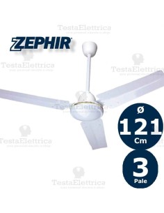 Ventilatore da soffitto bianco  ZFS8120 Zephir
