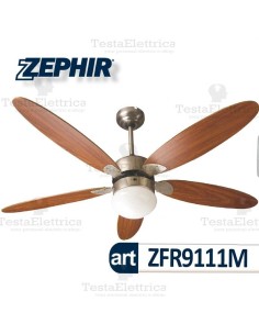Ventilatore da soffitto Noce con luce Zephir 2