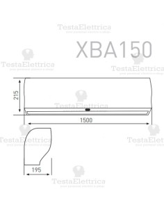 Barriera d' aria da 150 centimetri 2