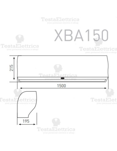 Barriera d' aria da 150 centimetri