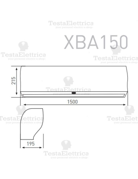 Barriera d' aria da 150 centimetri