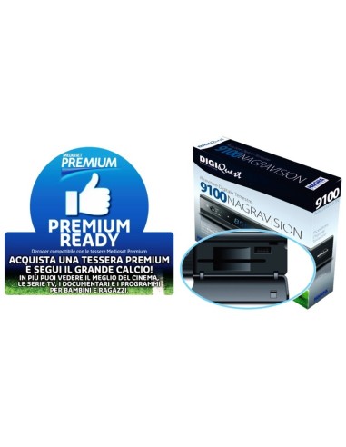 Decoder Digitale Terrestre con lettore scheda DigiQuest