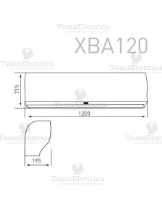 Barriera d' aria da 120 centimetri 2