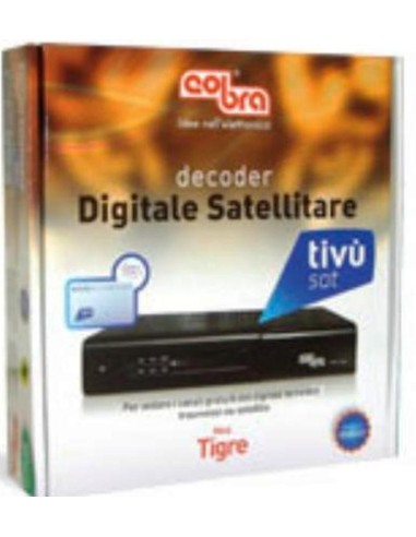 Decoder TIVù SAT doppio lettore di scheda Cobra