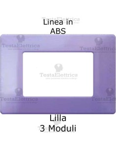 Placca in ABS Lilla  compatibile con serie Bticino Matix