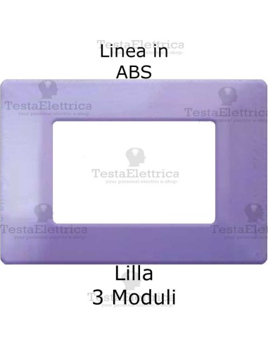 Placca in ABS Lilla  compatibile con serie Bticino Matix