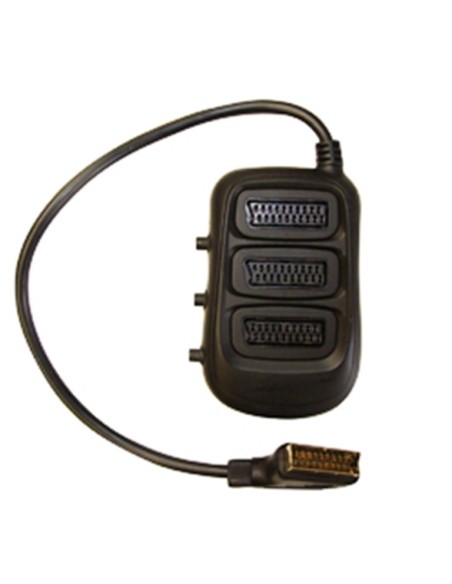 Adattatore Multipresa SCART 3 in con pulsanti di selezione Matsuyama