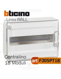 Centralino da parete serie wall F305PT18  18 moduli Bticino 
