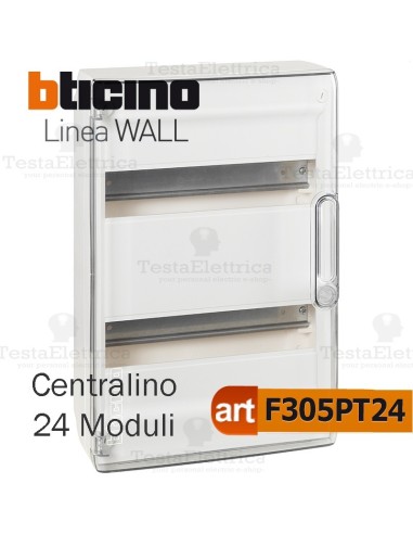 Centralino da parete serie wall F305PT24  24 moduli Bticino 
