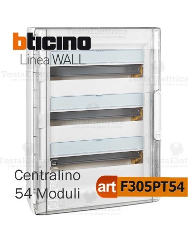 Centralino da parete serie wall F305PT54  54 moduli Bticino 
