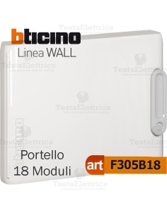 Portello bianco per Centralino da parete 18 Moduli serie Wall Bticino