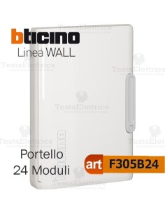 Portello bianco per Centralino da parete 24 Moduli serie Wall Bticino