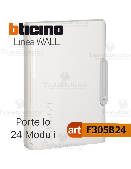 Portello bianco per Centralino da parete 24 Moduli serie Wall Bticino